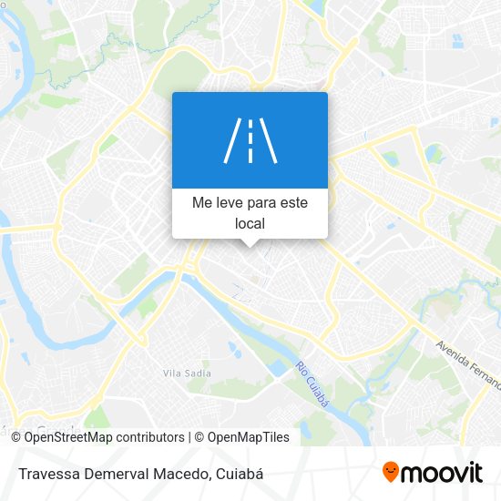 Travessa Demerval Macedo mapa