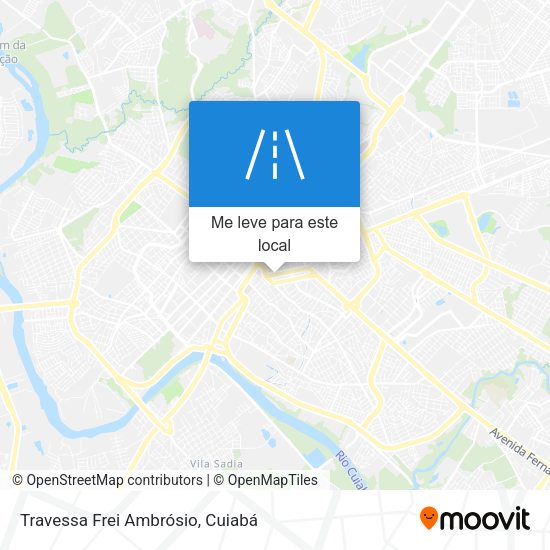 Travessa Frei Ambrósio mapa