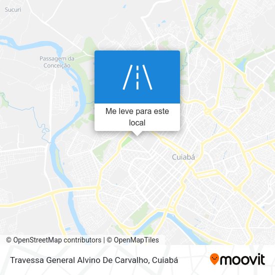 Travessa General Alvino De Carvalho mapa