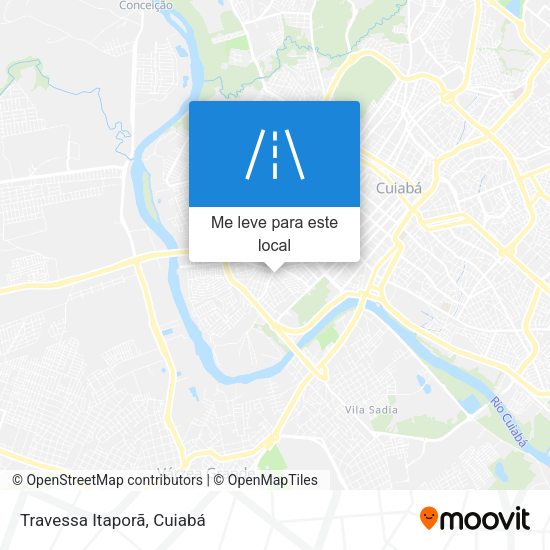 Travessa Itaporã mapa