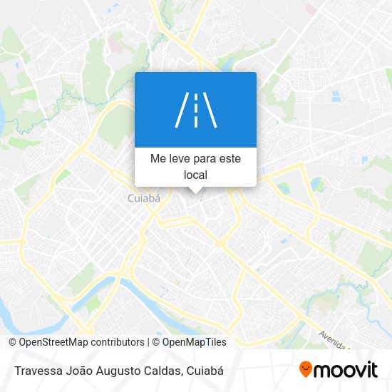 Travessa João Augusto Caldas mapa