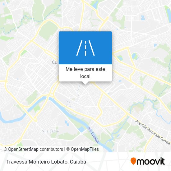 Travessa Monteiro Lobato mapa