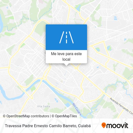 Travessa Padre Ernesto Camilo Barreto mapa