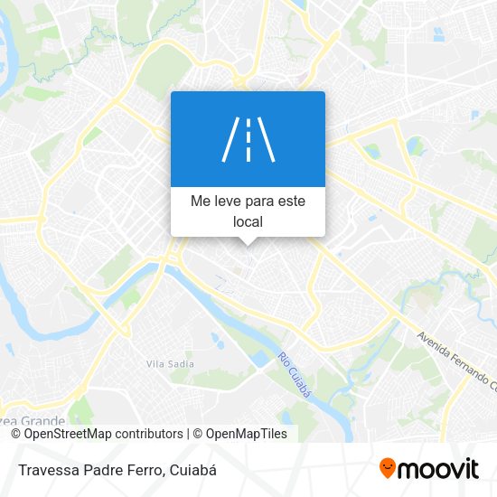 Travessa Padre Ferro mapa
