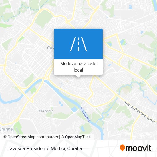 Travessa Presidente Médici mapa