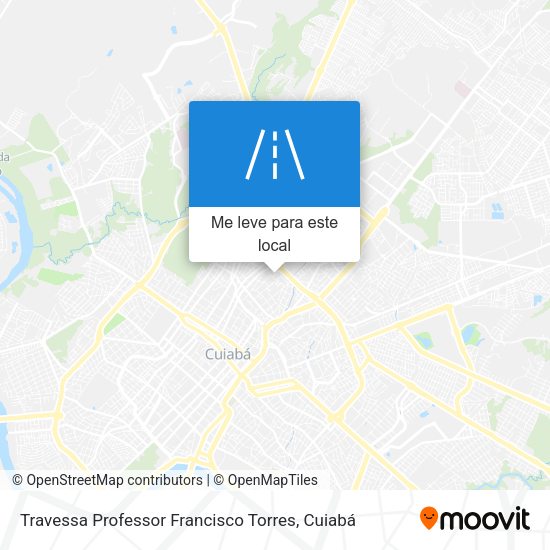 Travessa Professor Francisco Torres mapa