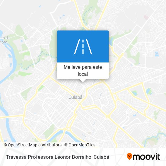 Travessa Professora Leonor Borralho mapa