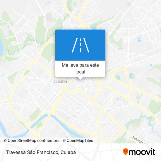 Travessa São Francisco mapa