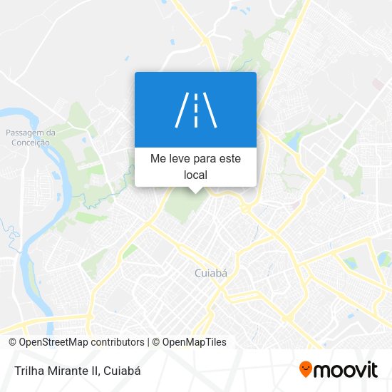 Trilha Mirante II mapa