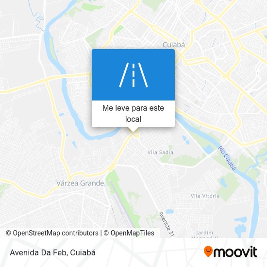 Avenida Da Feb mapa