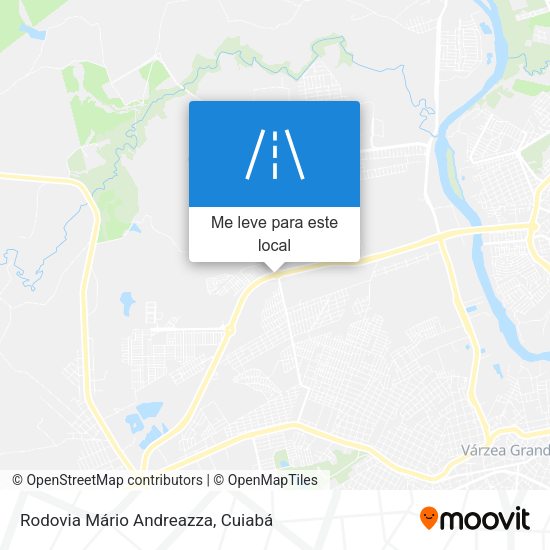 Rodovia Mário Andreazza mapa