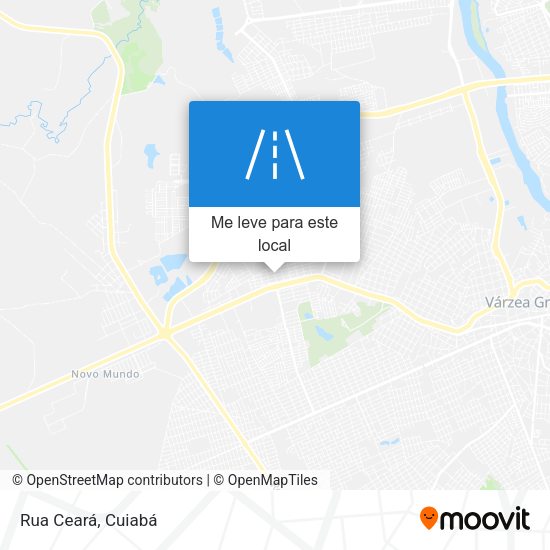 Rua Ceará mapa
