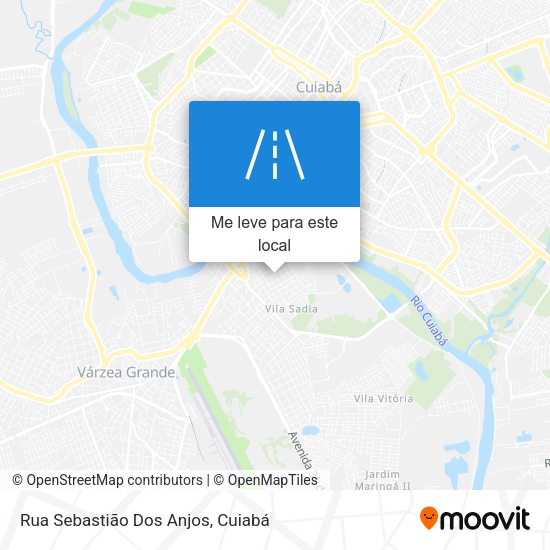 Rua Sebastião Dos Anjos mapa