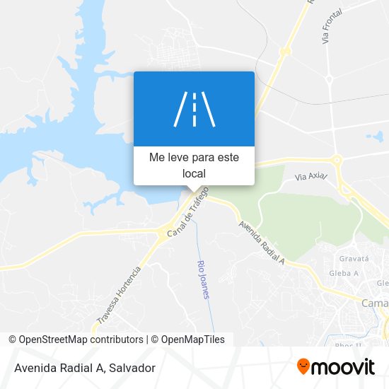 Avenida Radial A mapa