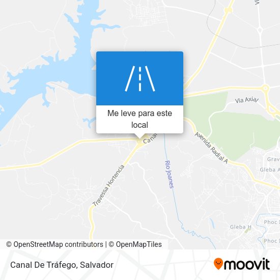 Canal De Tráfego mapa