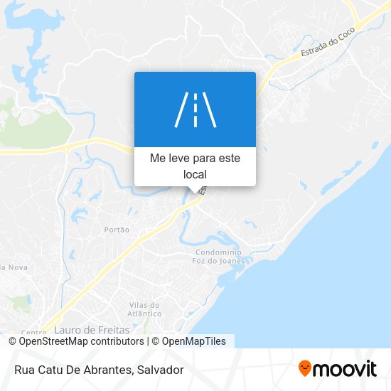 Rua Catu De Abrantes mapa