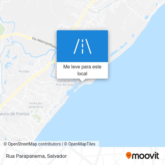 Rua Parapanema mapa