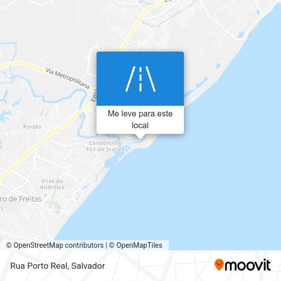 Rua Porto Real mapa