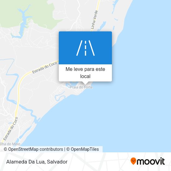 Alameda Da Lua mapa