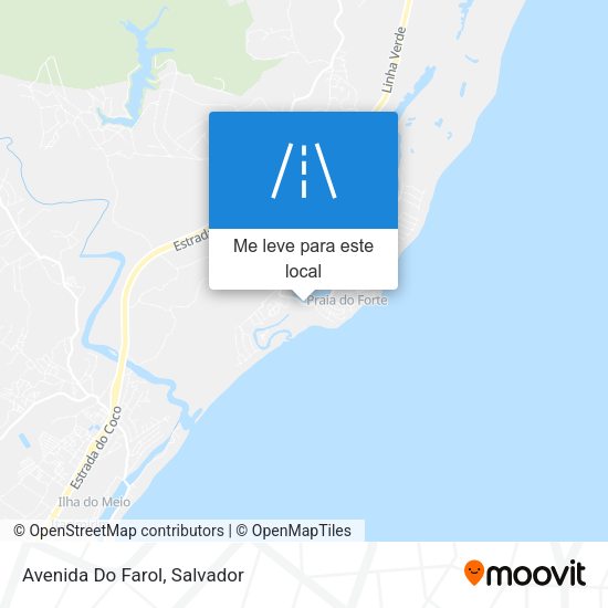 Avenida Do Farol mapa