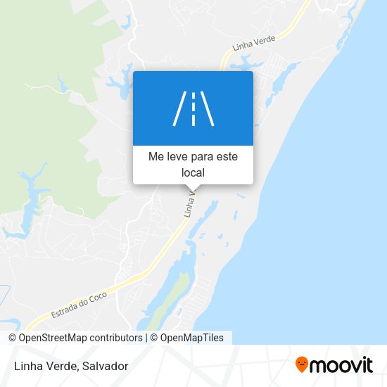 Linha Verde mapa