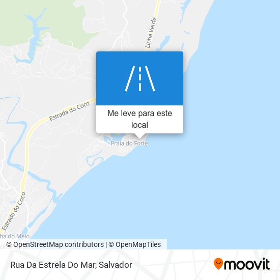 Rua Da Estrela Do Mar mapa