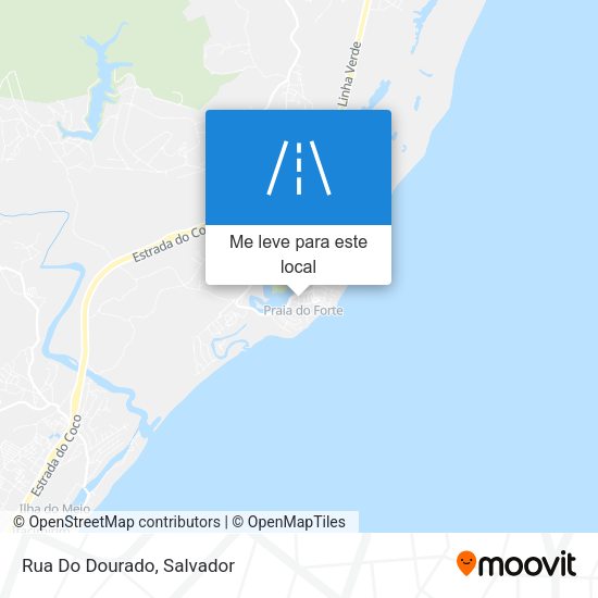 Rua Do Dourado mapa