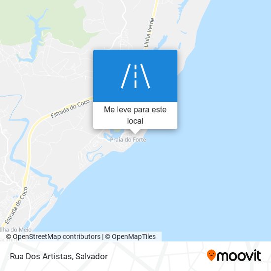 Rua Dos Artistas mapa