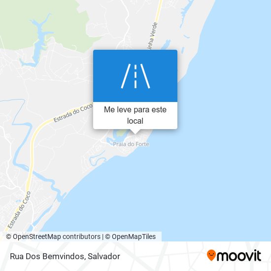 Rua Dos Bemvindos mapa