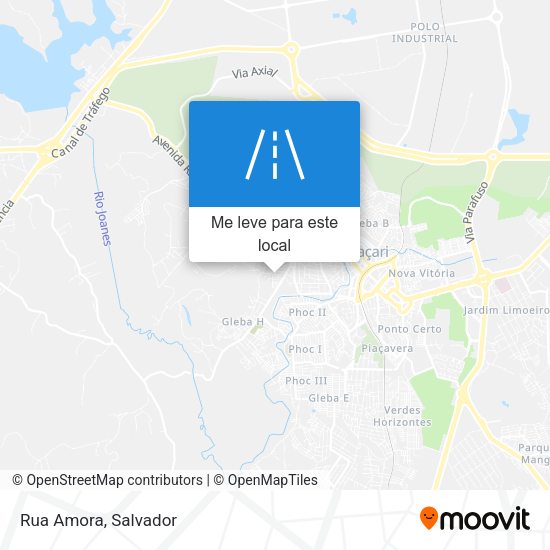 Rua Amora mapa