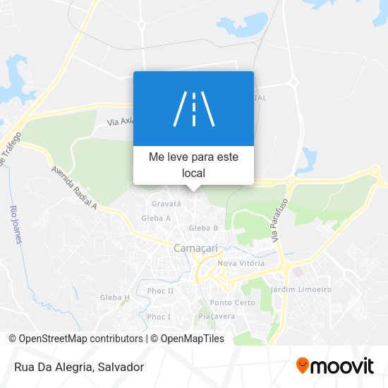 Rua Da Alegria mapa