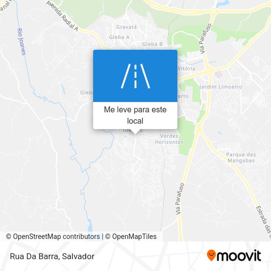 Rua Da Barra mapa