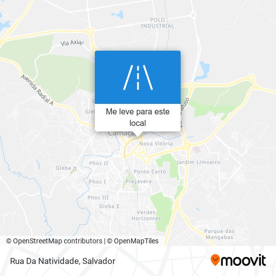 Rua Da Natividade mapa