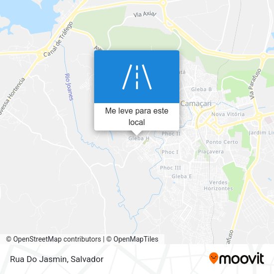Rua Do Jasmin mapa
