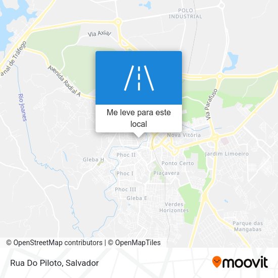 Rua Do Piloto mapa