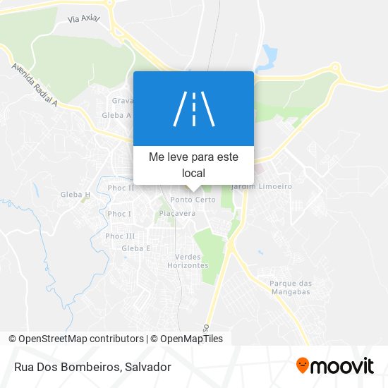 Rua Dos Bombeiros mapa