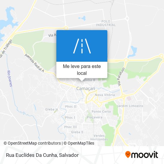 Rua Euclídes Da Cunha mapa