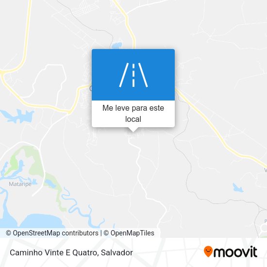 Caminho Vinte E Quatro mapa
