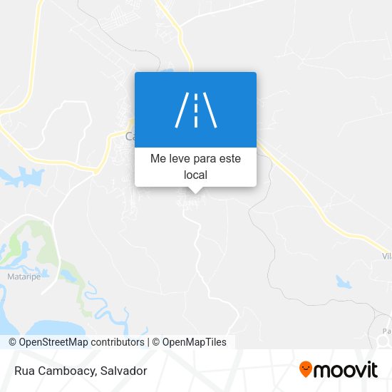 Rua Camboacy mapa