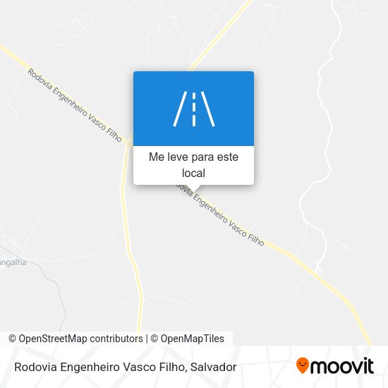 Rodovia Engenheiro Vasco Filho mapa