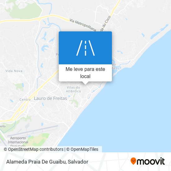 Alameda Praia De Guaibu mapa