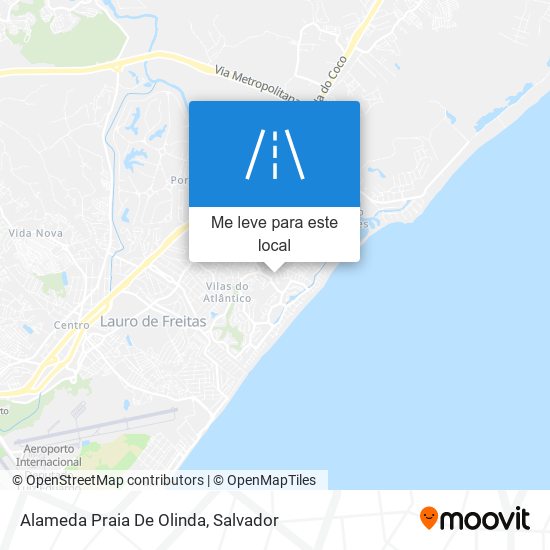 Alameda Praia De Olinda mapa