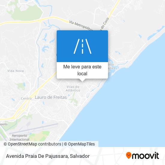 Avenida Praia De Pajussara mapa