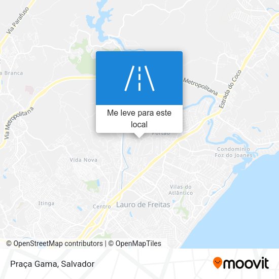Praça Gama mapa