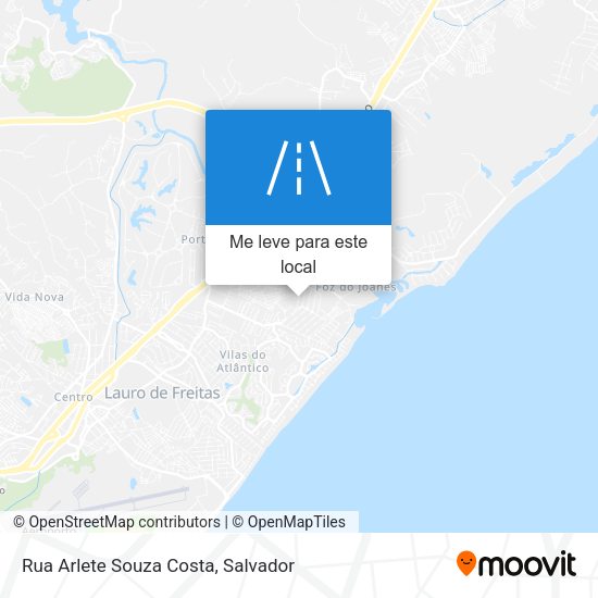 Rua Arlete Souza Costa mapa
