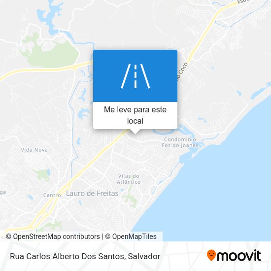 Rua Carlos Alberto Dos Santos mapa
