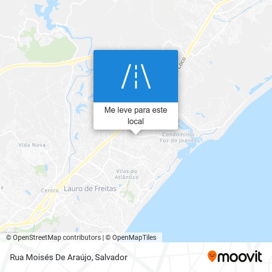 Rua Moisés De Araújo mapa