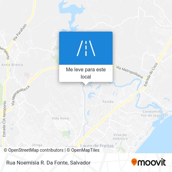 Rua Noemísia R. Da Fonte mapa