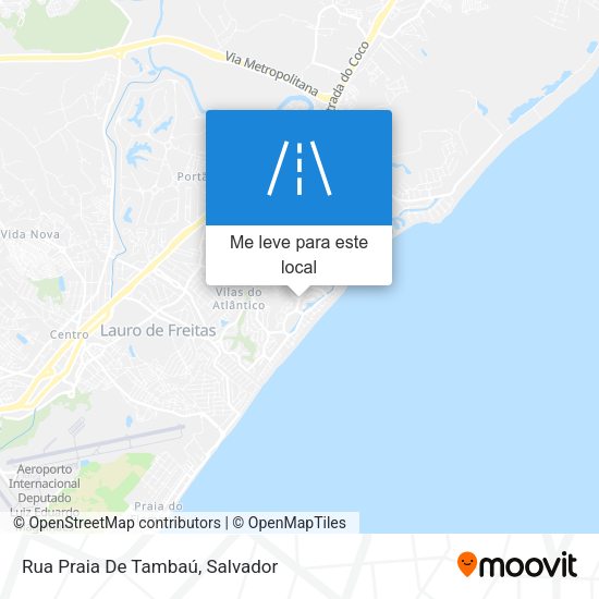 Rua Praia De Tambaú mapa