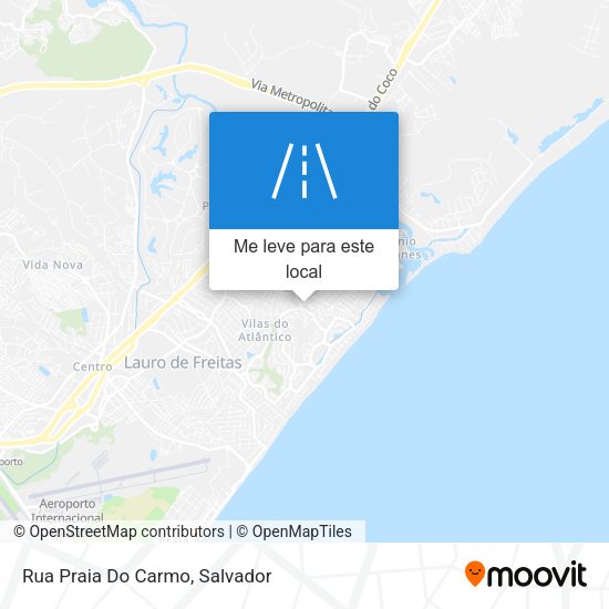 Rua Praia Do Carmo mapa